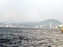 【四季丸】関門橋が見えます