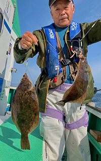 マガレイ の釣果 年6月18日 えびす屋 宮城 塩釜港 釣割