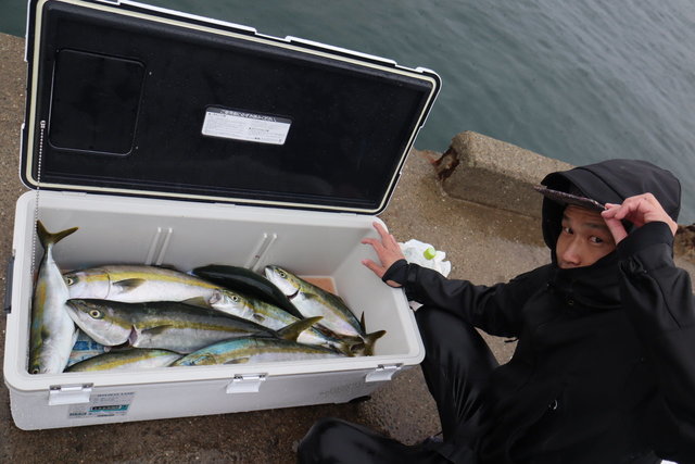 メジロ64cm 8匹 の釣果 年10月9日 魚英 兵庫 釣割