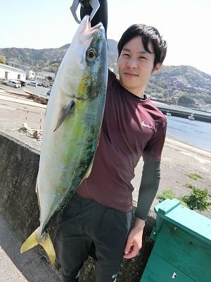 ハマチ49cm 1匹 の釣果 21年4月1日 上野渡船 和歌山 大引港 釣割 ハマチ49cm 1匹 の釣果 21年4月1日 上野渡船 和歌山 大引港 釣割