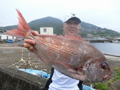 マダイ58cm 1匹 の釣果 21年6月28日 上野渡船 和歌山 大引港 釣割 マダイ58cm 1匹 の釣果 21年6月28日 上野渡船 和歌山 大引港 釣割