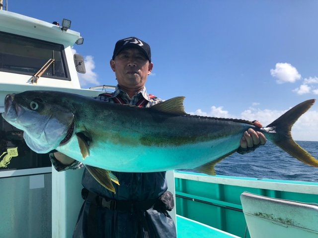 ヒラマサ8 kg 1匹 の釣果 21年10月11日 鯛丸 千葉 小湊港 釣割