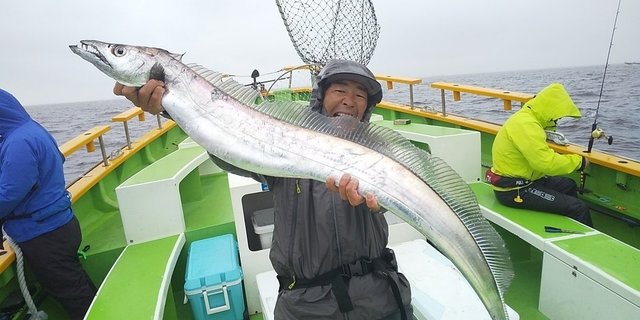 タチウオ140cm 71匹 の釣果 22年6月15日 渡辺釣船店 神奈川 横浜港 釣割