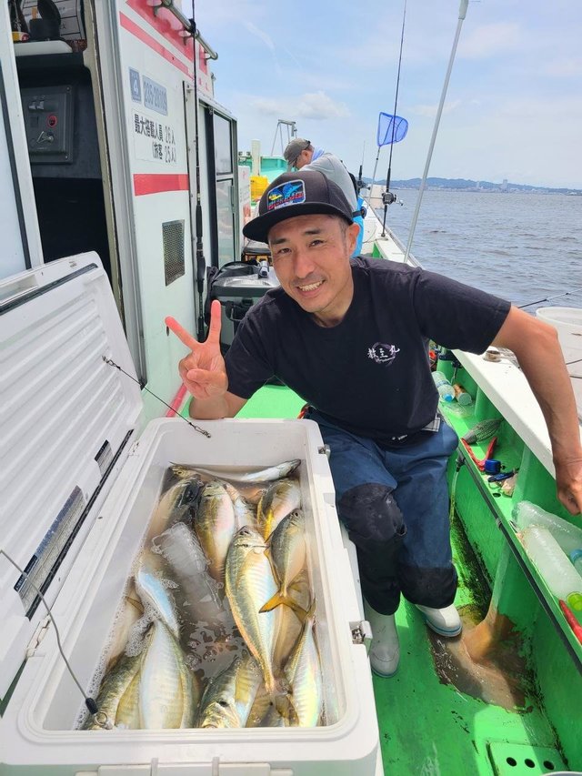アジ40cm！62匹！の釣果｜2023年5月26日｜教至丸（神奈川/走水港）｜船