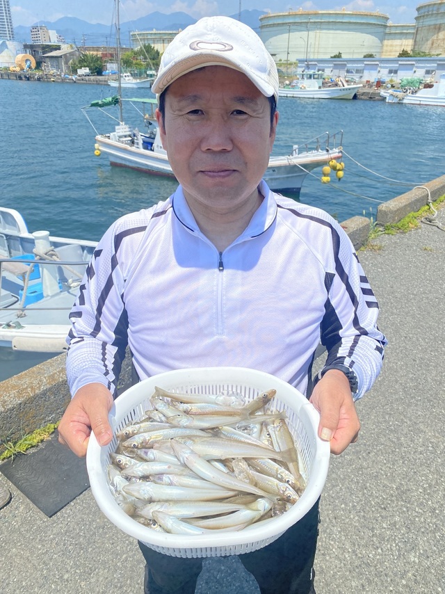 食品７月27日地元でとれたて 釣り ケンサキイカ ３キロUp - 魚介