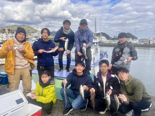 アジ(マアジ)・タチウオ・マゴチ・サバ(ゴマサバ)