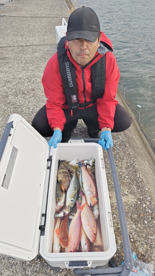 ヘダイ・アジ(マアジ)・アマダイ(アカアマダイ)・イトヨリ(イトヨリダイ)