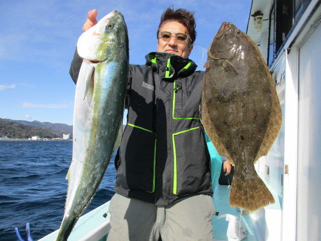 ワラサ(ブリ)・ヒラメ