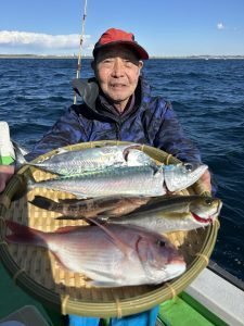 マダイ・サバ(マサバ)・ヒラソーダ(ヒラソウダ)・スマガツオ(スマ)