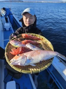 アマダイ(アカアマダイ)・イトヨリ(イトヨリダイ)・アカボラ(ヒメコダイ)