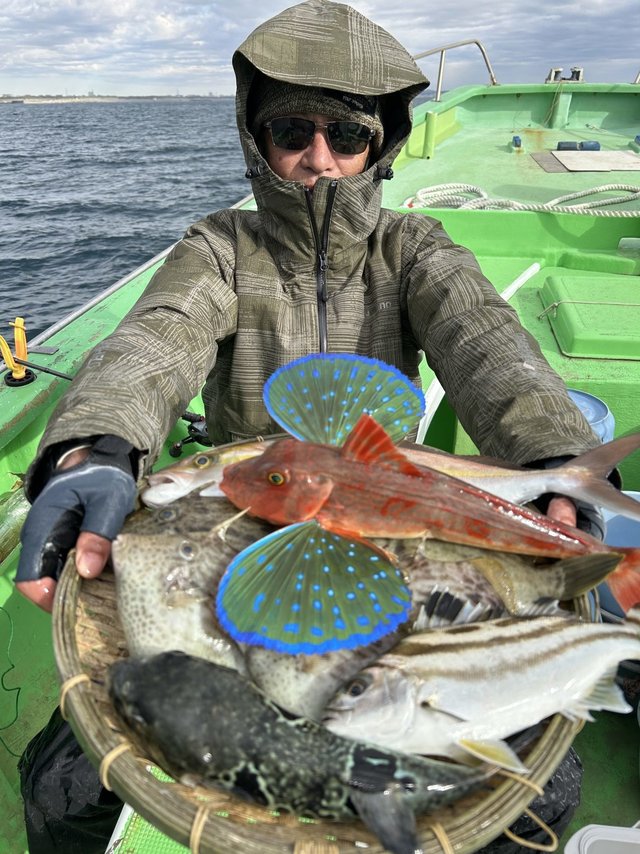 カンパチ・シマイサキ・イトヨリ(イトヨリダイ)・ホウボウ・カワハギ・トラフグ
