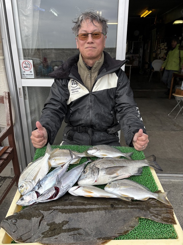 クロダイ・ヘダイ・ヒラメ