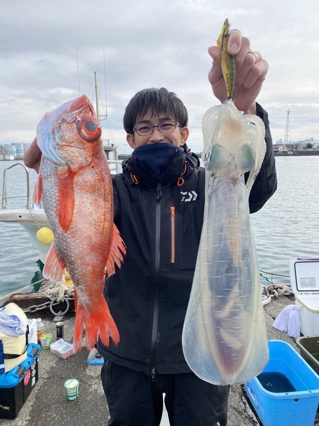 アカムツ・アオリイカ