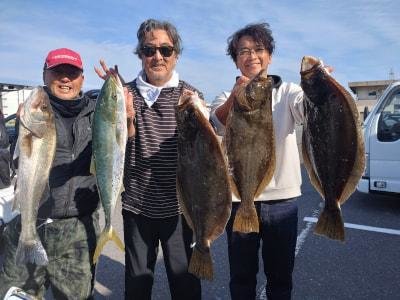 スズキ・ワラサ(ブリ)・ヒラメ