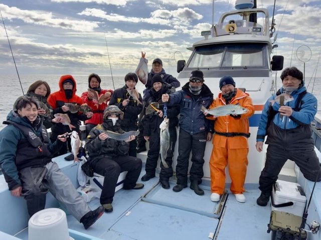 マダイ・ハナダイ(チダイ)・オオニベ・カサゴ・カワハギ・ウマズラ(ウマヅラハギ)