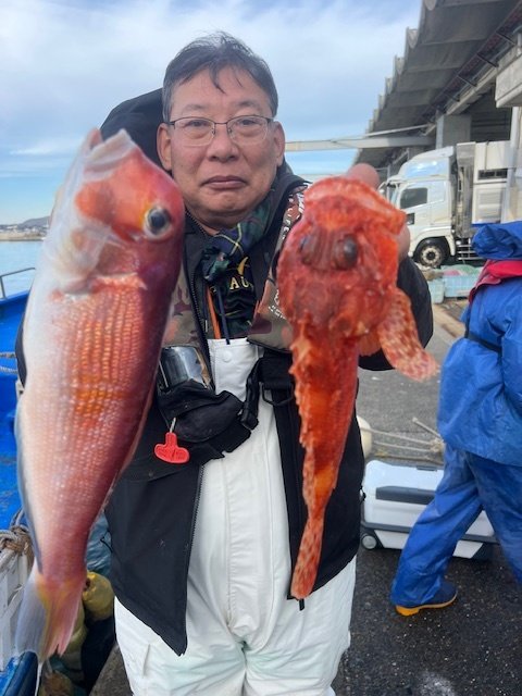 アマダイ(アカアマダイ)・オニカサゴ