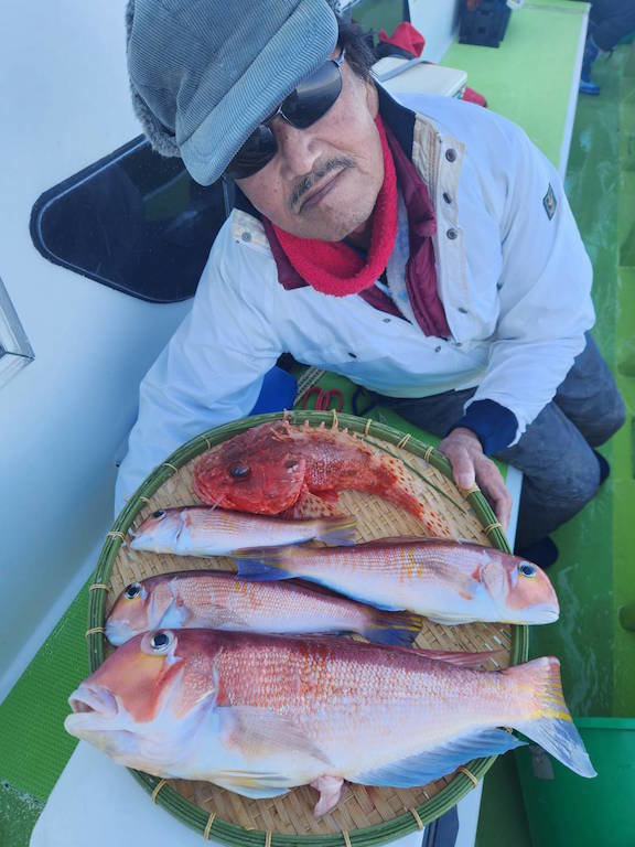 アマダイ(アカアマダイ)・オニカサゴ