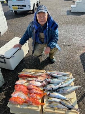 レンコダイ(キダイ)・イサギ(イサキ)・ガシラ(カサゴ)・サバ(ゴマサバ)