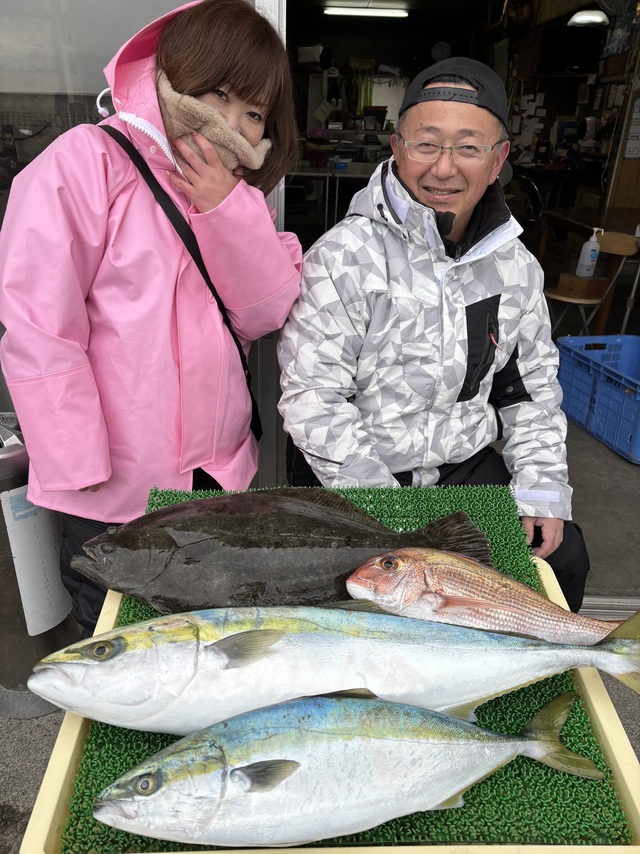 マダイ・ワラサ(ブリ)・ヒラメ