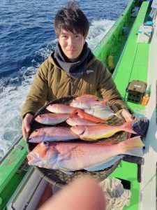 レンコダイ(キダイ)・アマダイ(アカアマダイ)・イトヨリ(イトヨリダイ)・アカボラ(ヒメコダイ)