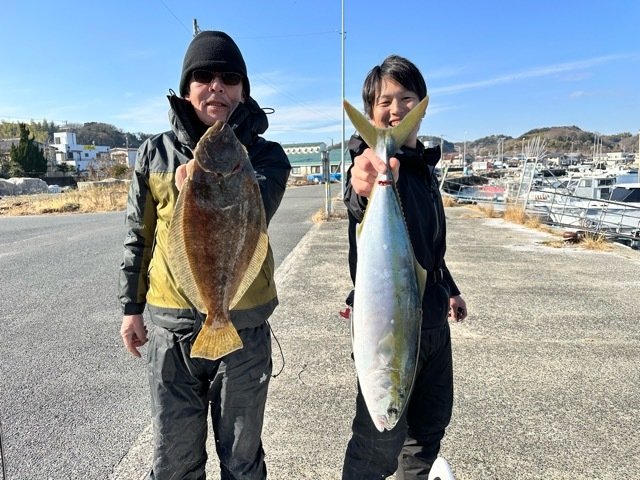 ワラサ(ブリ)・ヒラメ