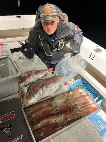 マダイ・ヤリイカ