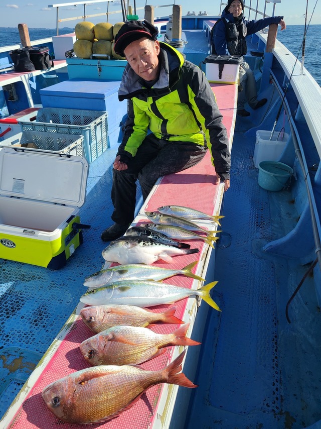 マダイ・マアジ・イナダ(ブリ)