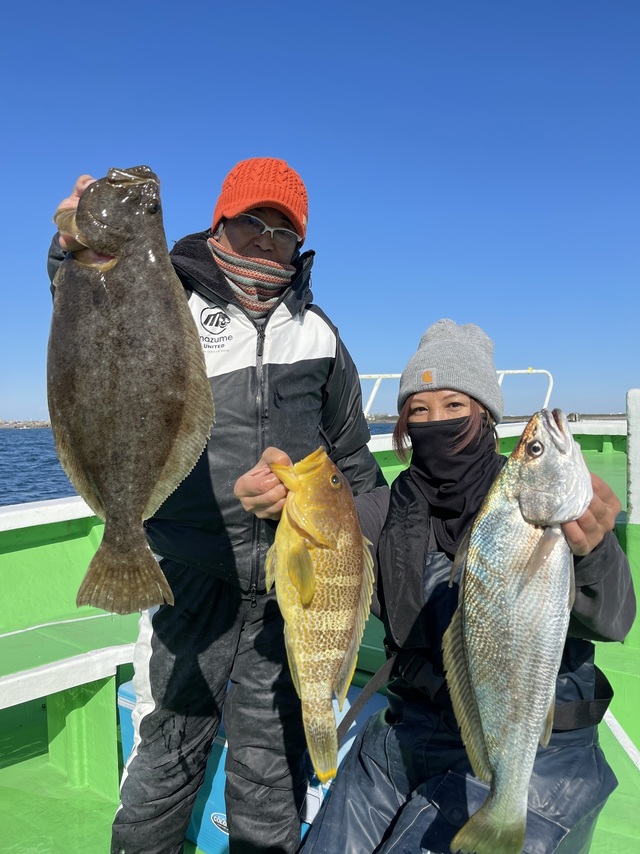 アオハタ・ニベ・ヒラメ