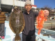 オニカサゴ・ヒラメ