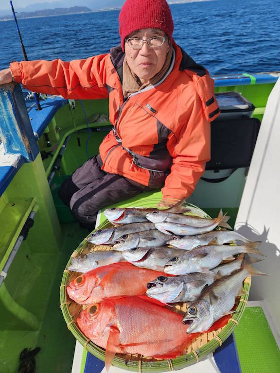 クロムツ・キンメ(キンメダイ)・シロムツ(オオメハタ)