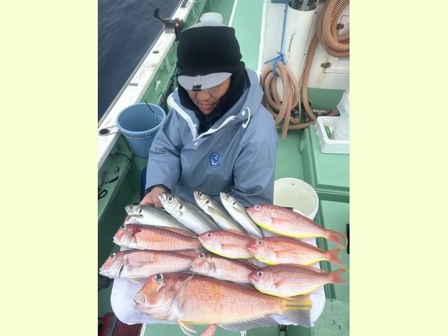 アジ(マアジ)・アマダイ(アカアマダイ)・イトヨリ(イトヨリダイ)