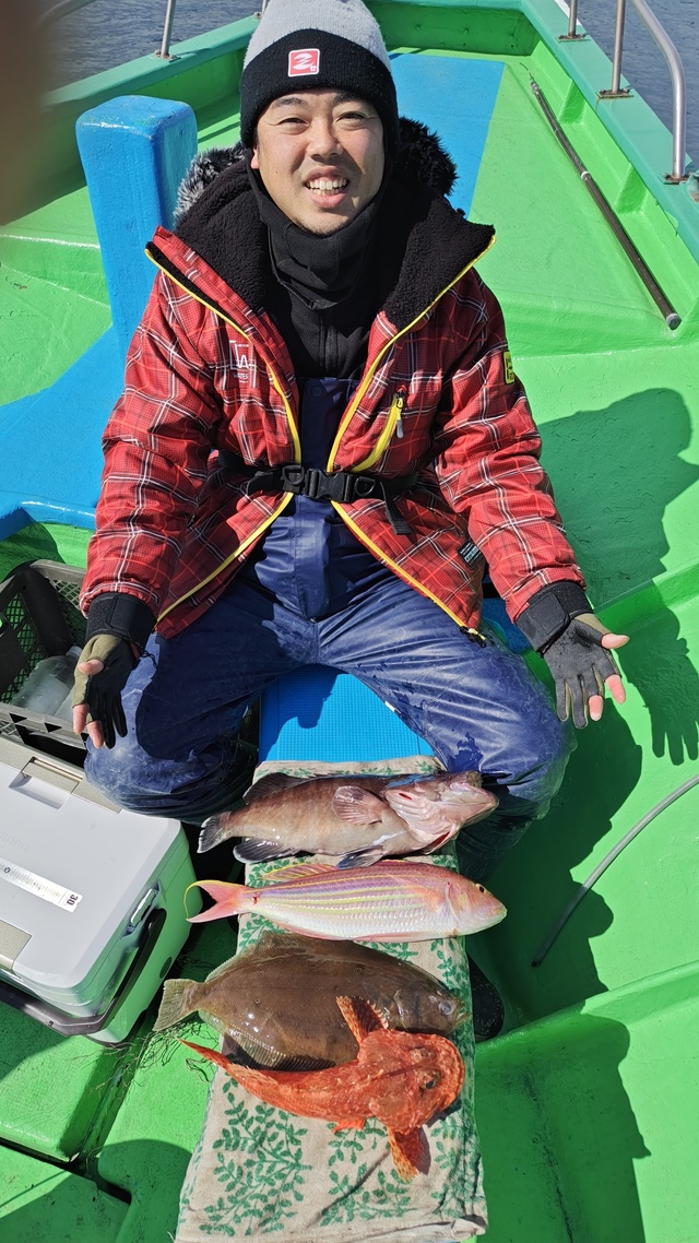 マハタ・イトヨリ(イトヨリダイ)・オニカサゴ・ムシガレイ