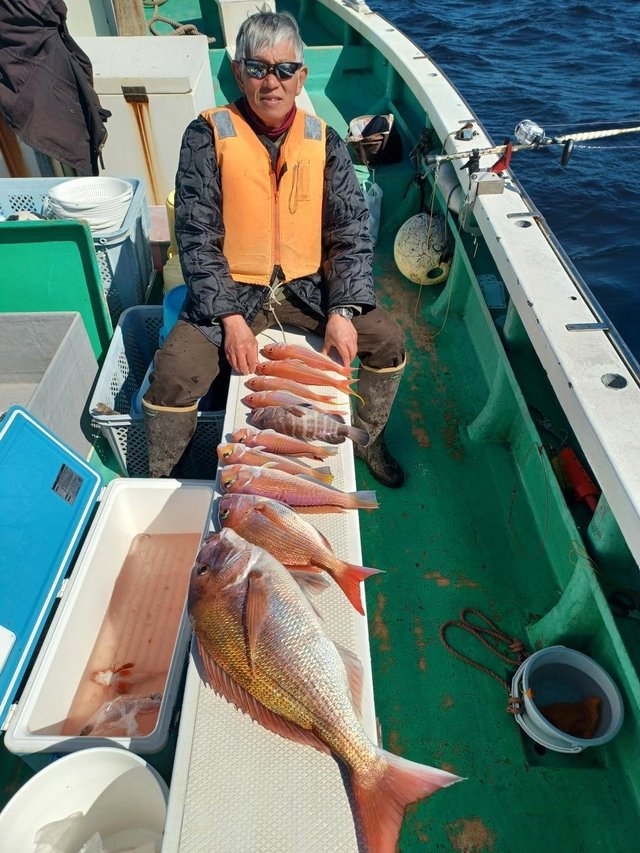 マダイ・アマダイ(アカアマダイ)・イトヨリ(イトヨリダイ)・ハタ(マハタ)