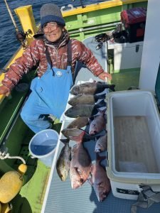 マダイ・ハナダイ(チダイ)・クロダイ・メジナ・カンパチ・イサキ