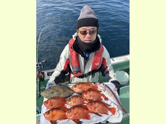 アマダイ(アカアマダイ)・キントキ(チカメキントキ)・ウマヅラ(ウマヅラハギ)