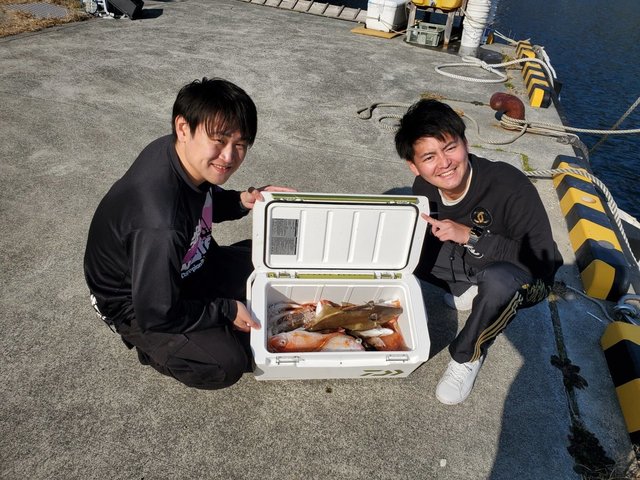 レンコダイ(キダイ)・イサキ・ウマズラ(ウマヅラハギ)