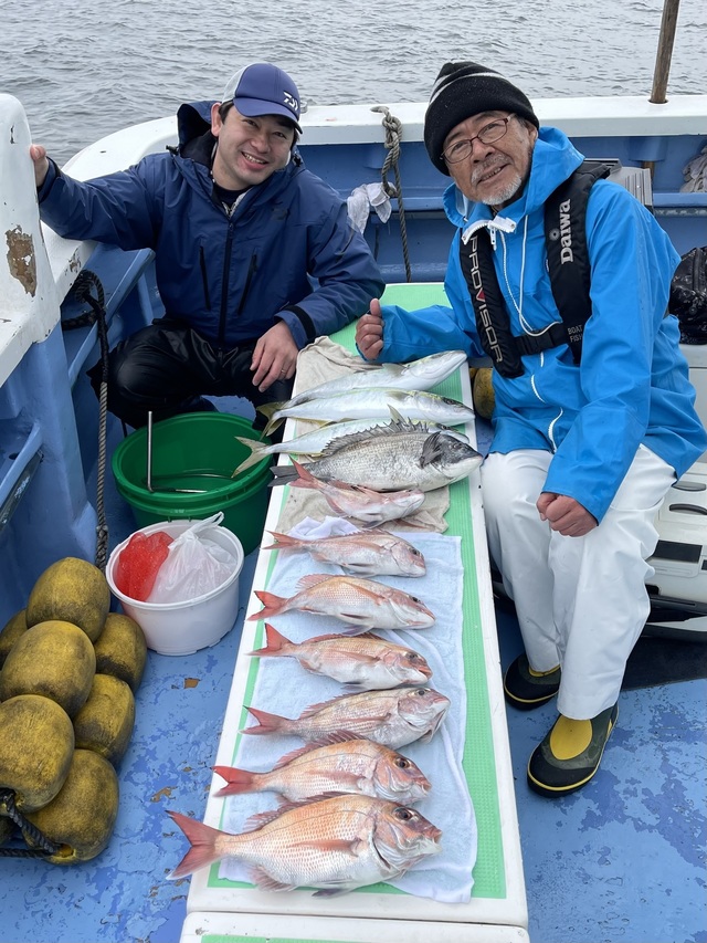 マダイ・クロダイ・イナダ(ブリ)