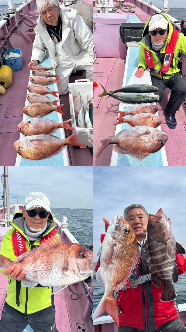 マダイ・マハタ・イナダ(ブリ)