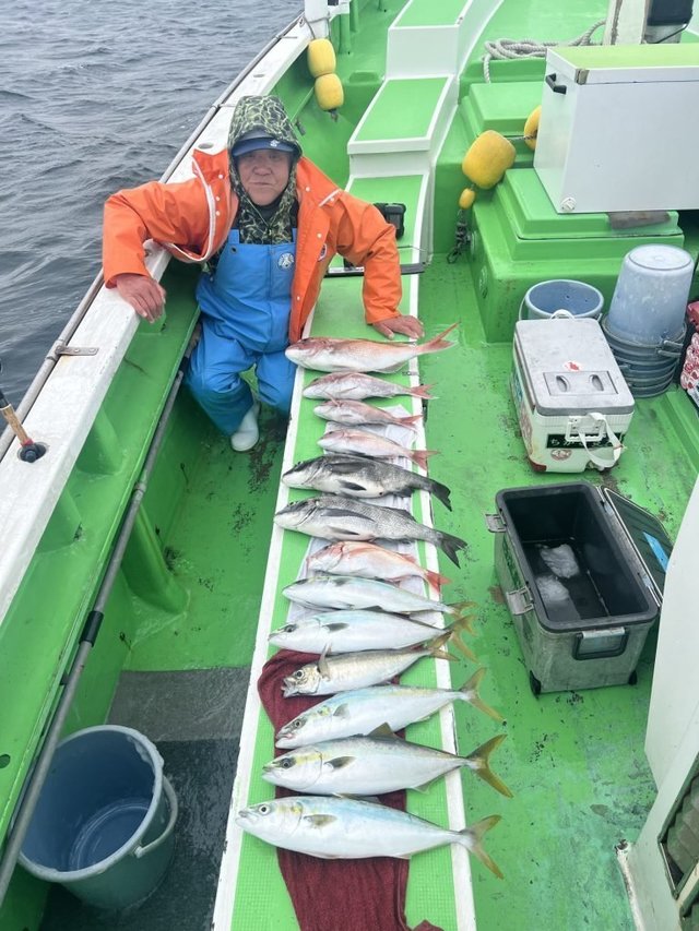 マダイ・ハナダイ(チダイ)・クロダイ・アジ(マアジ)・イナダ(ブリ)