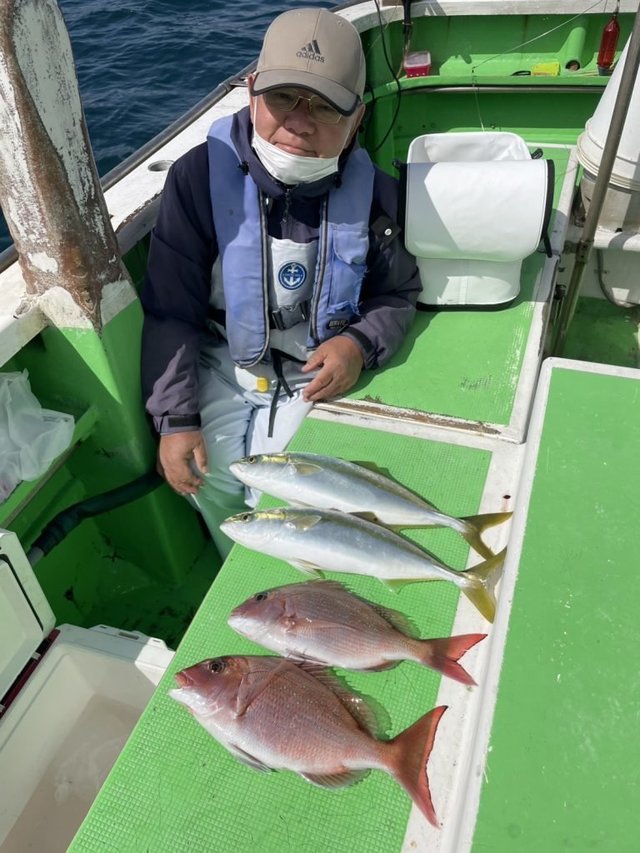 マダイ・ハナダイ(チダイ)・イナダ(ブリ)