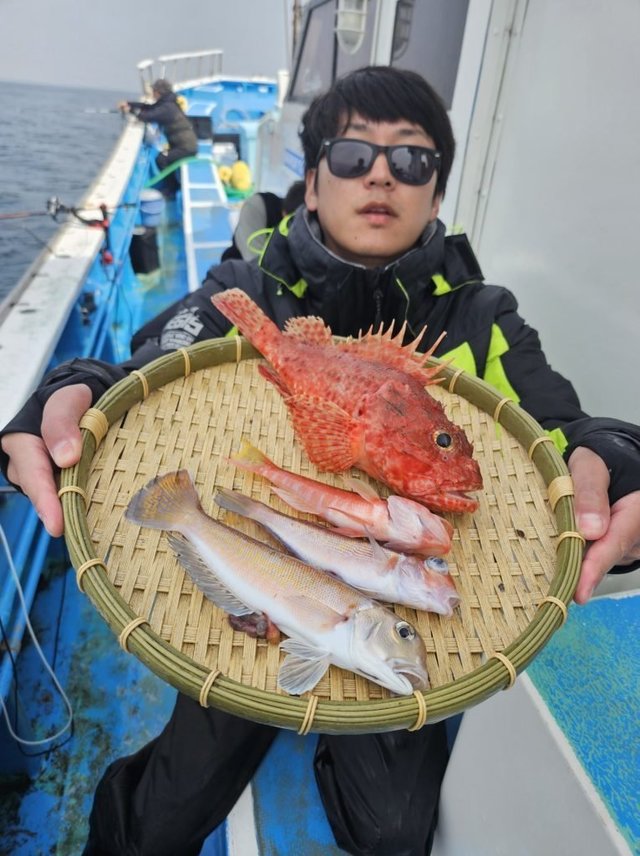 アマダイ(アカアマダイ)・シロアマダイ・オニカサゴ・アカボラ(ヒメコダイ)