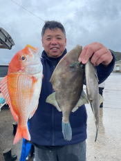 キダイ・ウマヅラハギ