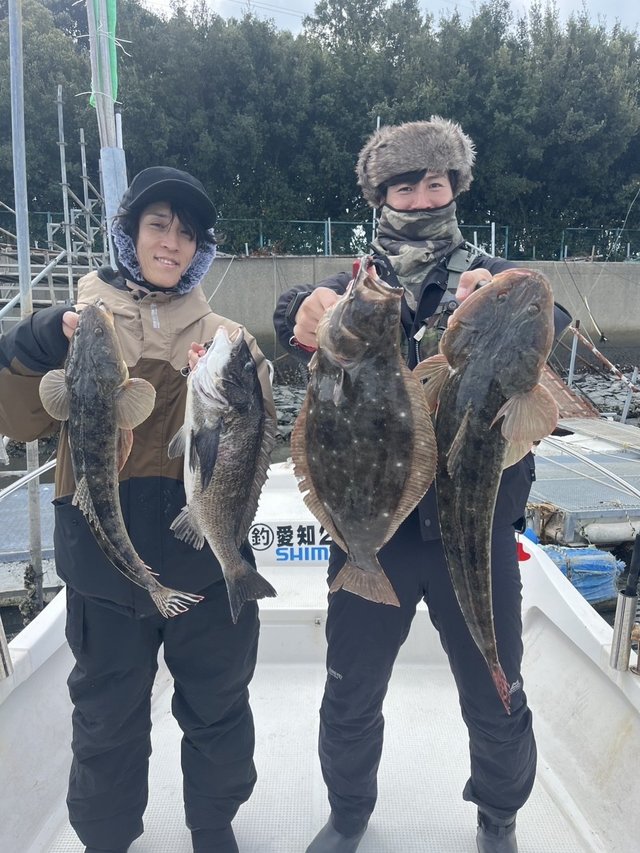 クロダイ・マゴチ・ヒラメ