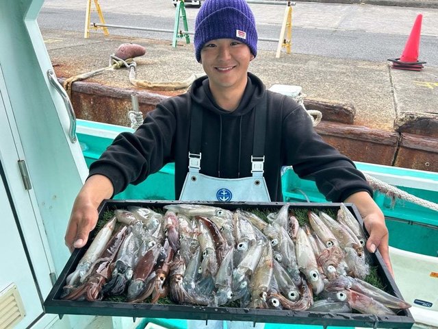 マルイカ(ケンサキイカ)・ムギイカ(スルメイカ)