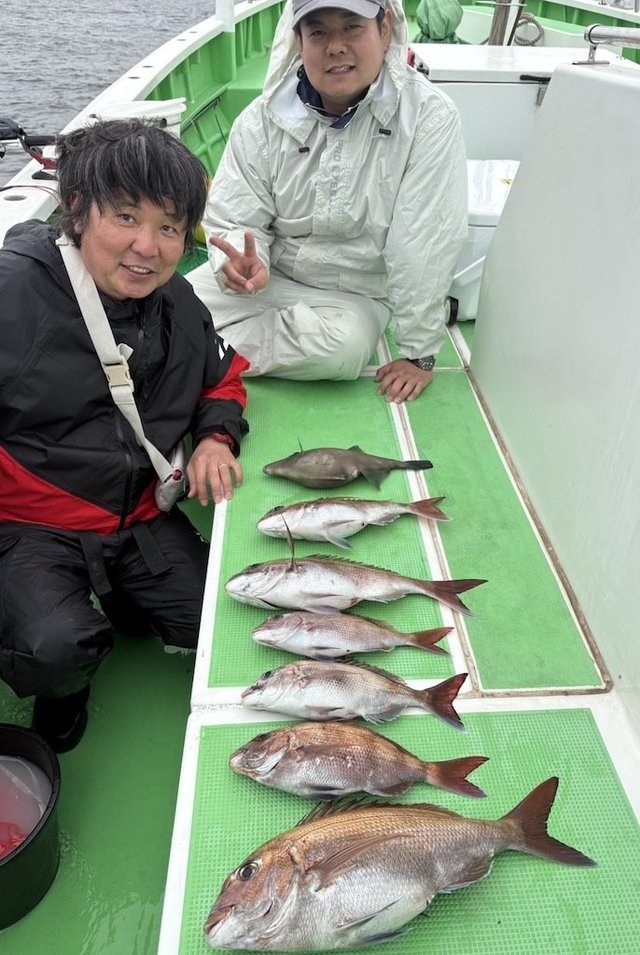 マダイ・ウマヅラハギ