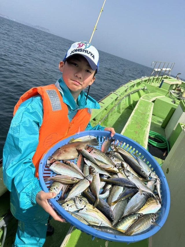 アジ(マアジ)・タカベ・イサキ・ウマヅラ(ウマヅラハギ)