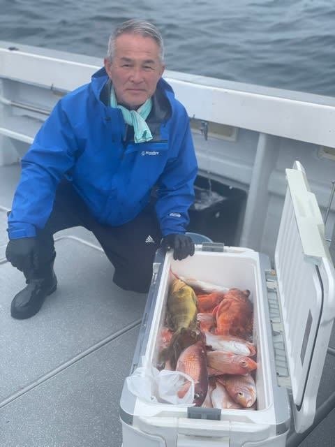 レンコ(キダイ)・アオナ(アオハタ)・アラカブ(カサゴ)