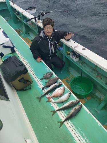 マダイ・アジ(マアジ)・カワハギ・ウマヅラ(ウマヅラハギ)・サバ(ゴマサバ)