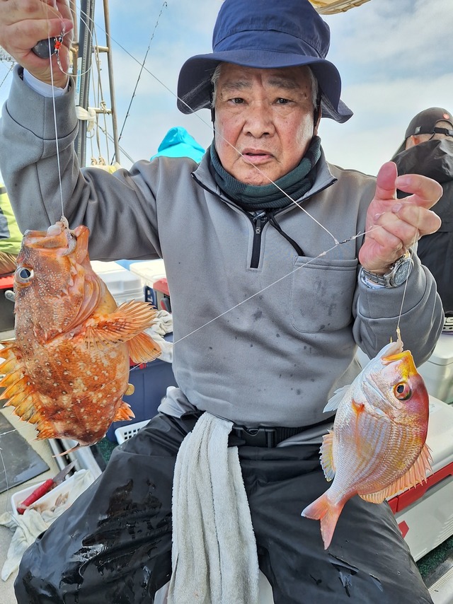 レンコ(キダイ)・アラカブ(カサゴ)