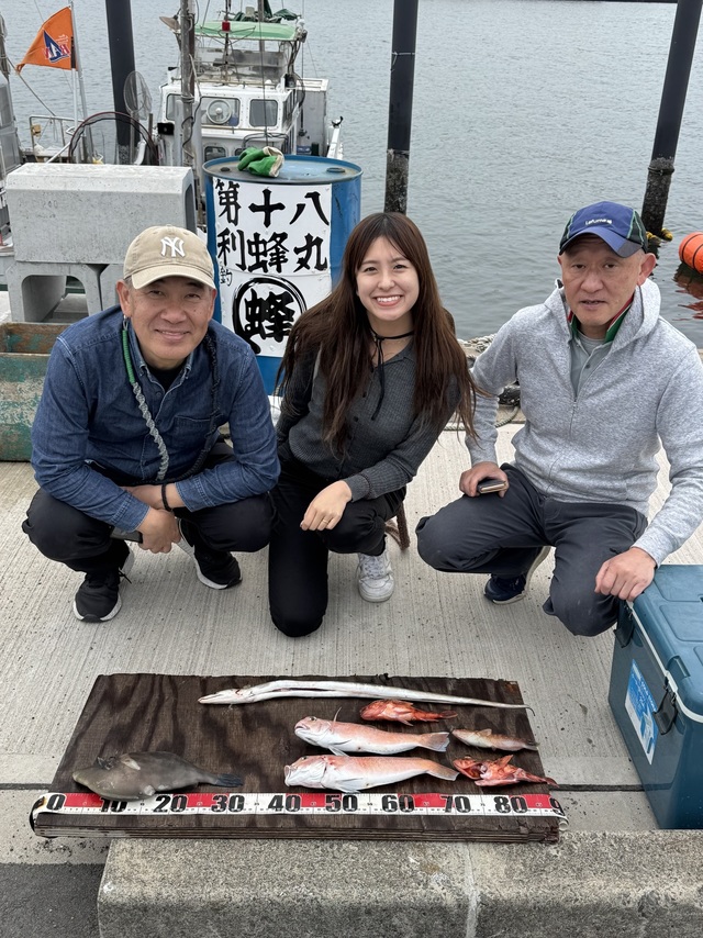 シロアマダイ・ガシラ(カサゴ)・ウマヅラ(ウマヅラハギ)